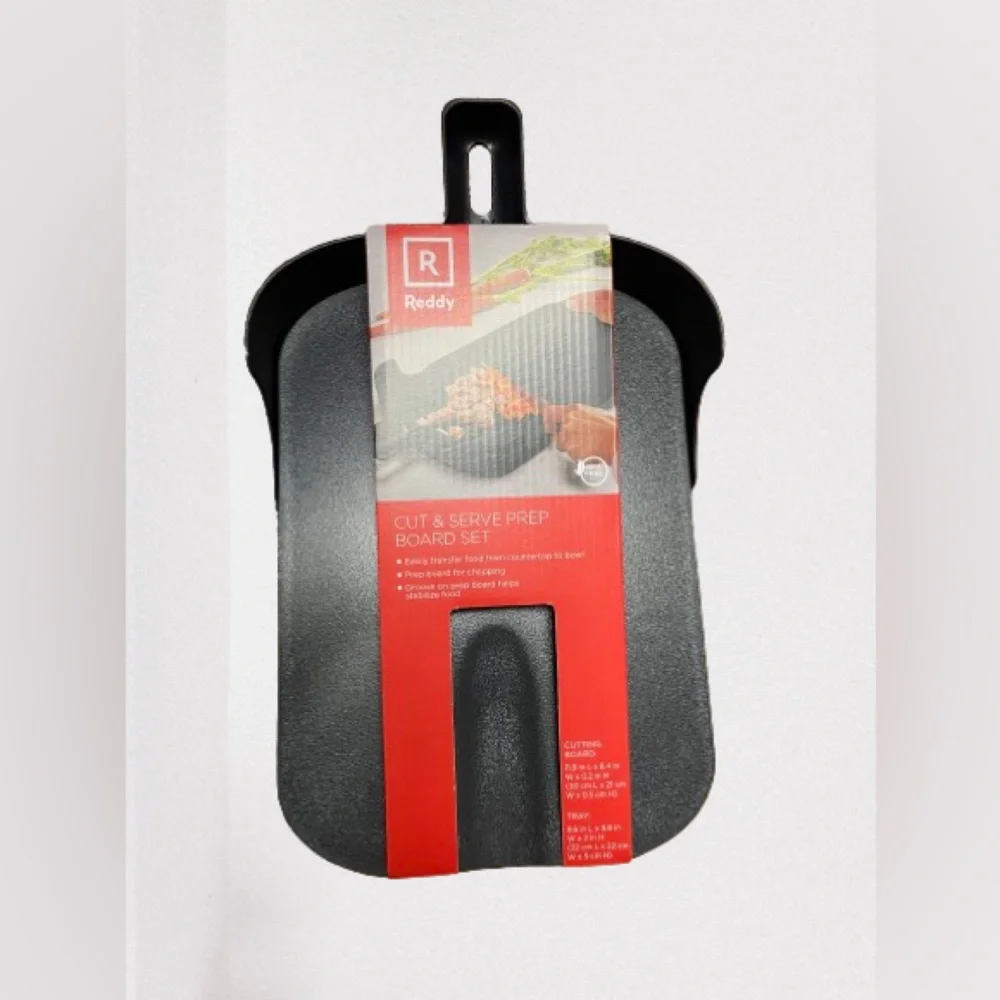 Cut & Serve Prep Board Set for Dogs Black